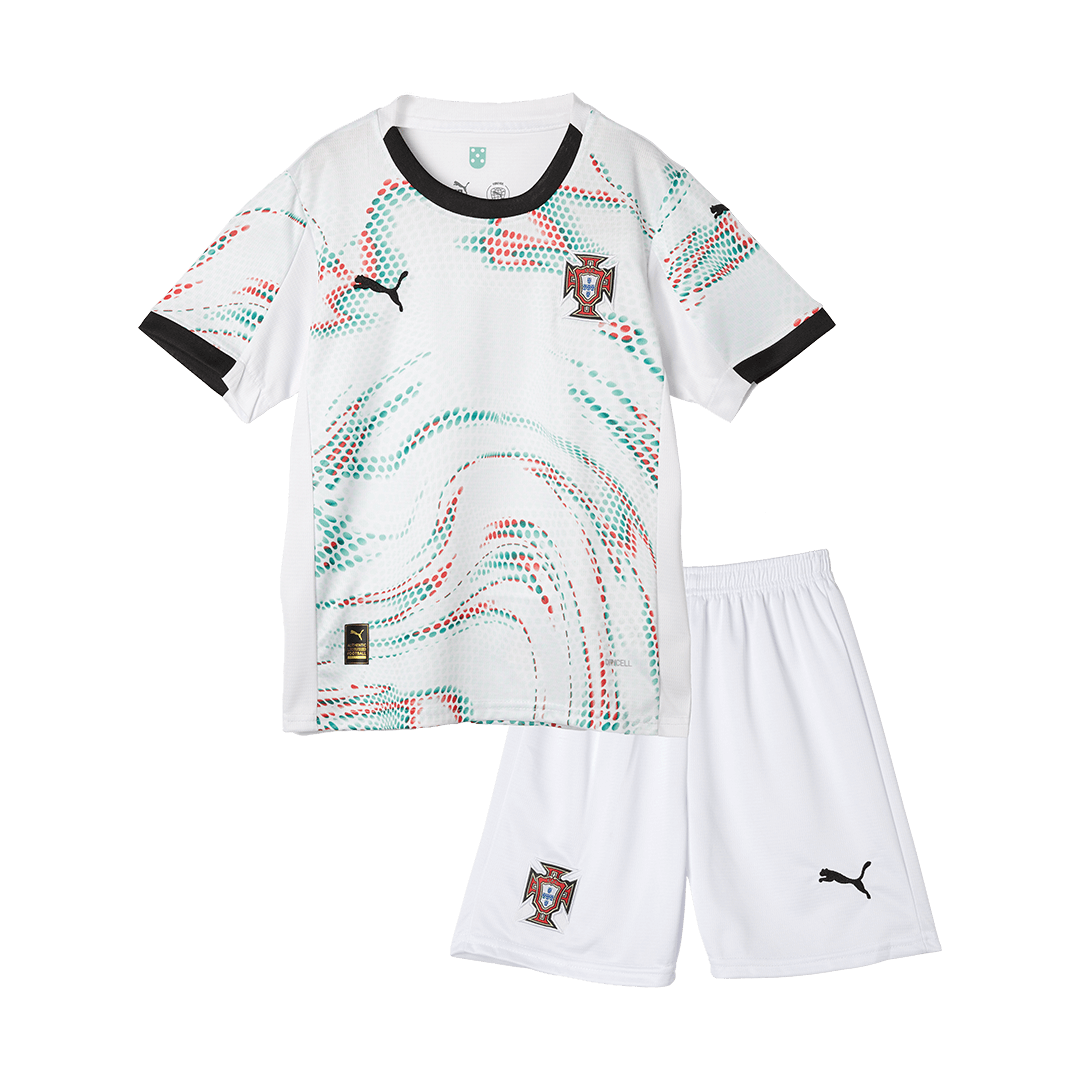 Kids Portugal Custom Away Soccer Kits 2025
