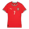 RONALDO #7 Portugal Soccer Jersey Home Women's Custom Shirt 2025 - bestsoccerstore