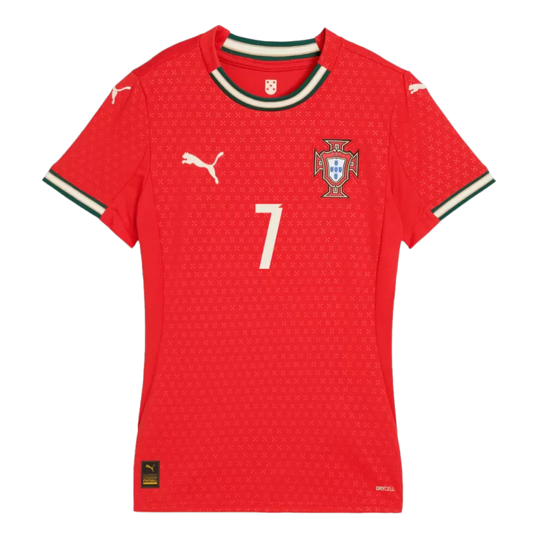 RONALDO #7 Portugal Soccer Jersey Home Women's Custom Shirt 2025 - bestsoccerstore