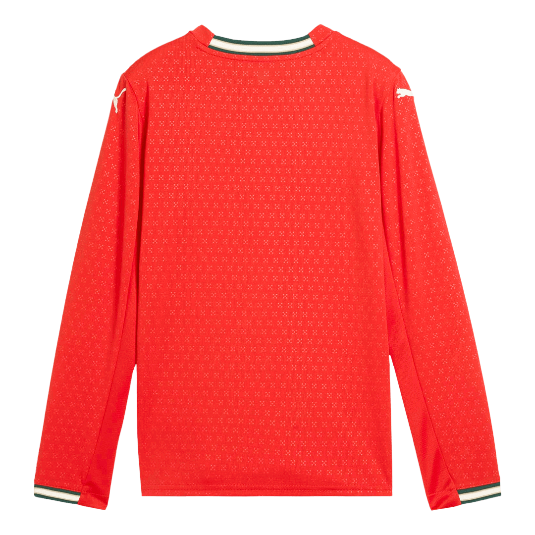 Portugal Long Sleeve Jersey Home Football Shirt 2025