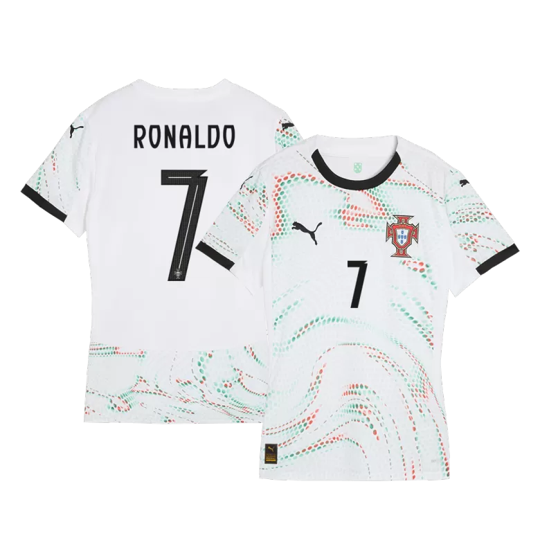 RONALDO #7 Portugal Soccer Jersey Away Women's Custom Shirt 2025 - bestsoccerstore