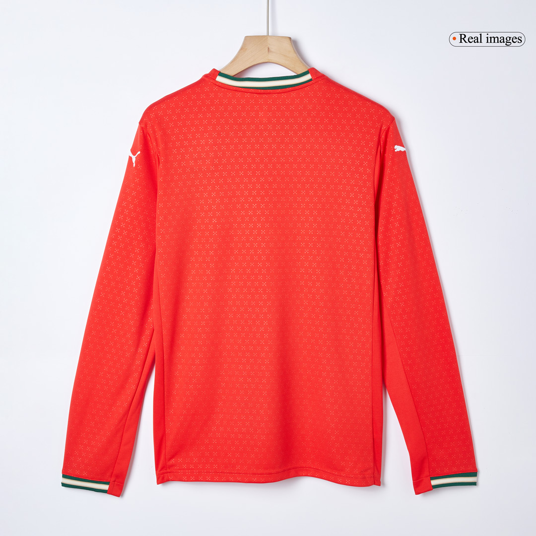 Portugal Long Sleeve Jersey Home Football Shirt 2025 - bestsoccerstore