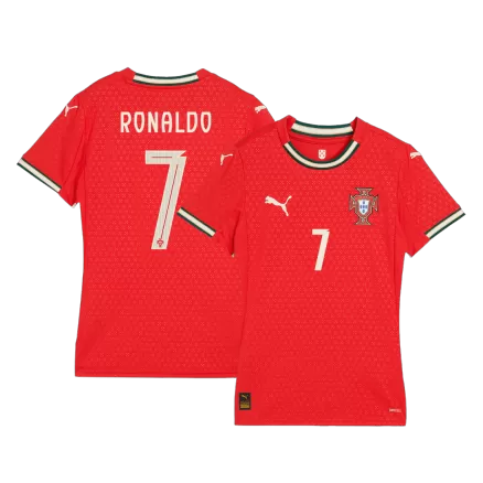 RONALDO #7 Portugal Soccer Jersey Home Women's Custom Shirt 2025 - bestsoccerstore