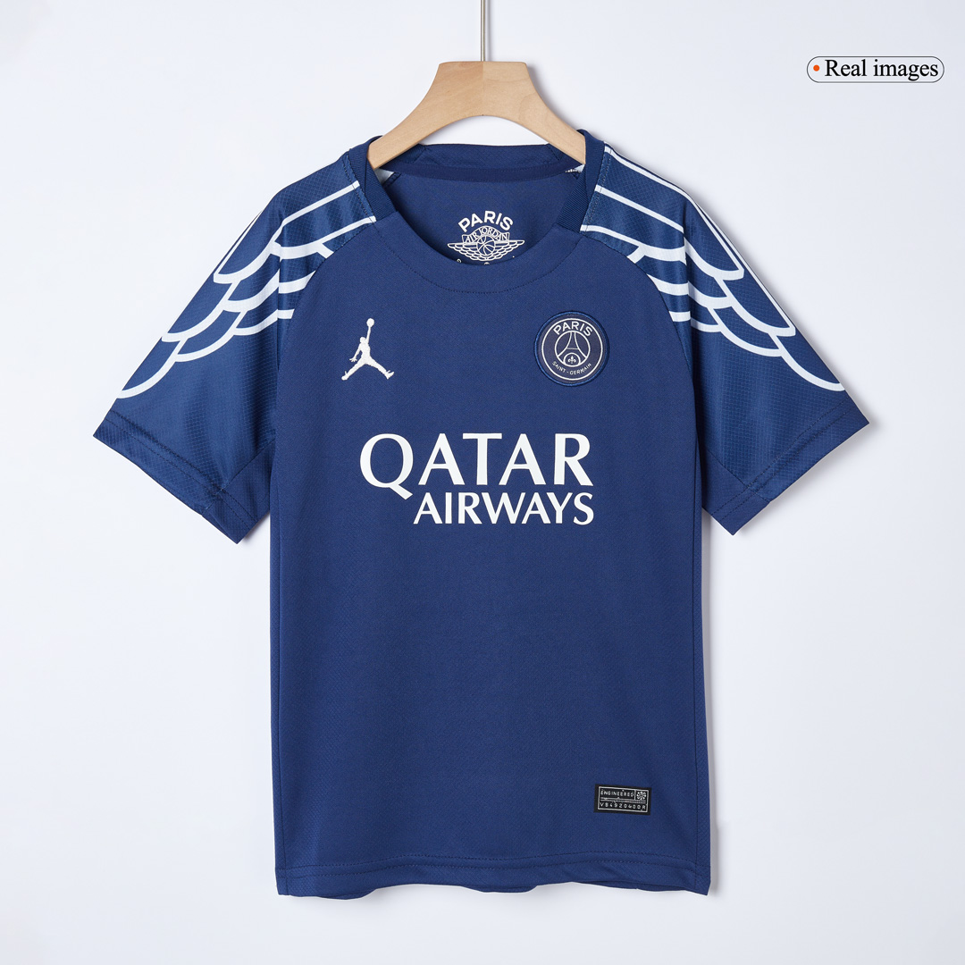 Kids PSG Custom Fourth Away Soccer Kits 2024/25 - bestsoccerstore