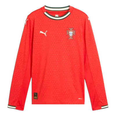 Portugal Long Sleeve Jersey Home Football Shirt 2025 - bestsoccerstore