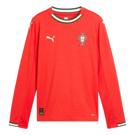 Portugal Long Sleeve Jersey Home Football Shirt 2025 - bestsoccerstore