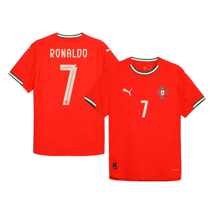 Authentic RONALDO #7 Soccer Jersey Portugal Home Shirt 2025 - bestsoccerstore