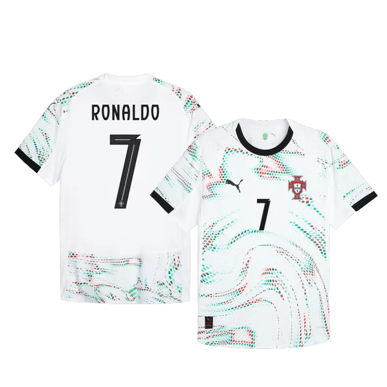 Authentic RONALDO #7 Soccer Jersey Portugal Away Shirt 2025 - bestsoccerstore