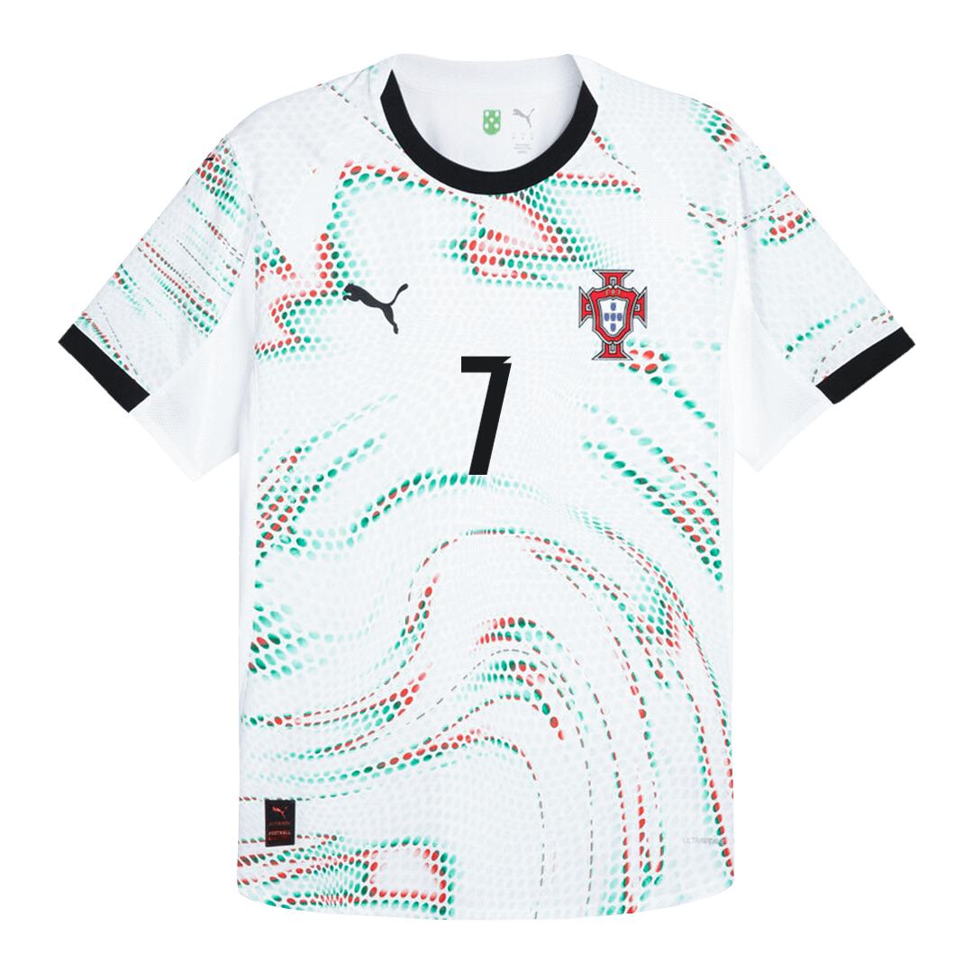 Portugal RONALDO #7 Away Custom Player Version Soccer Jersey 2025