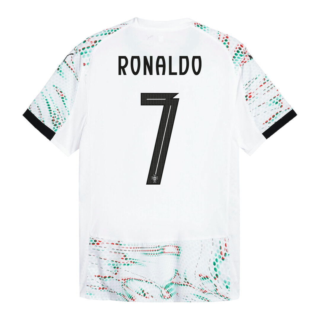 Portugal RONALDO #7 Away Custom Player Version Soccer Jersey 2025 - bestsoccerstore