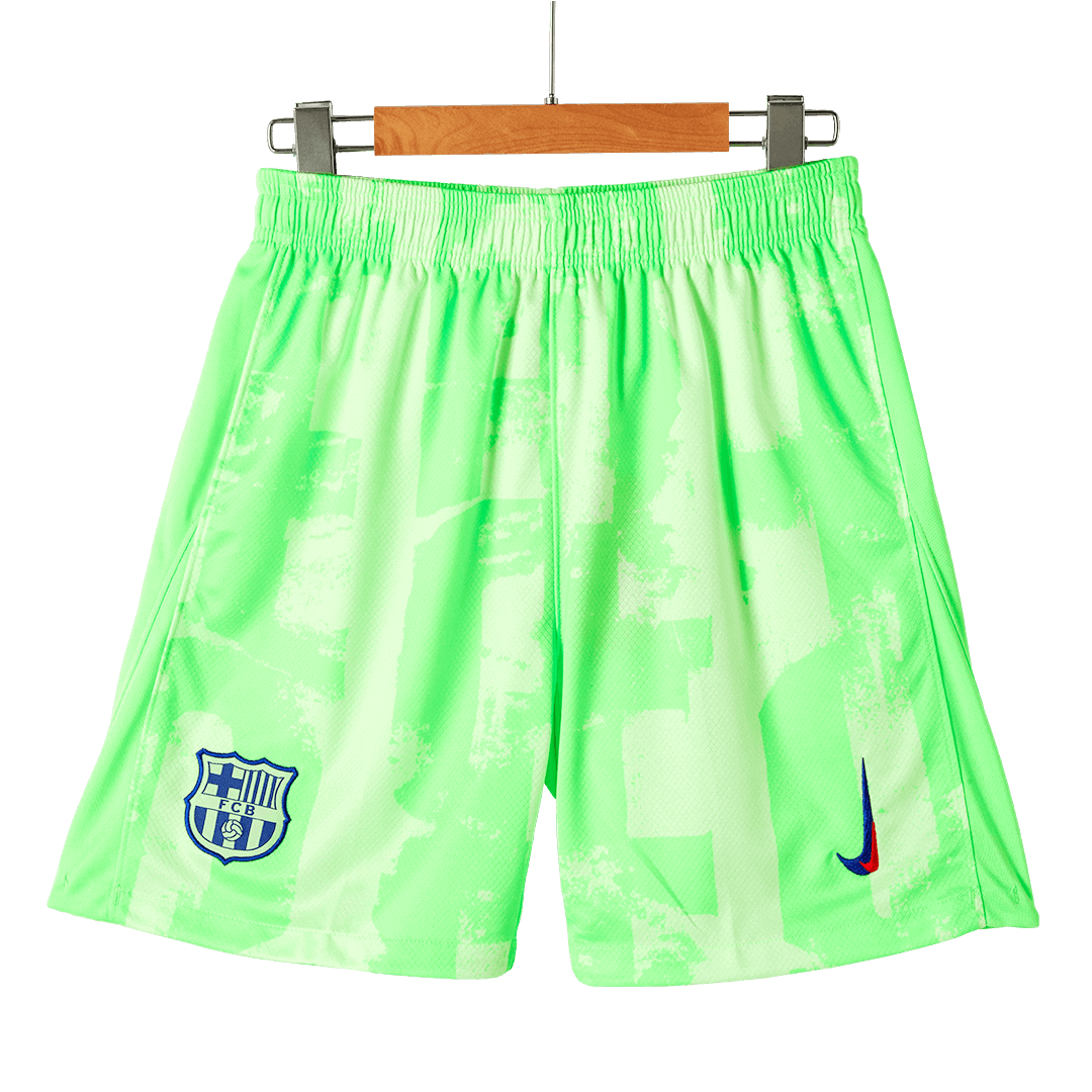Barcelona Soccer Shorts Custom Third Away