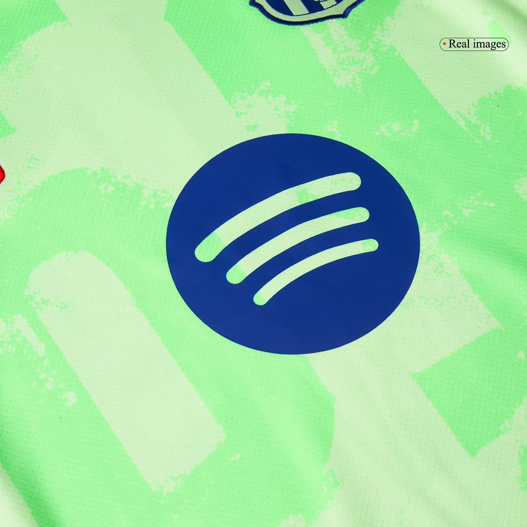 Barcelona Third Away Soccer Uniform Kits Spotify Logo Without Text - bestsoccerstore