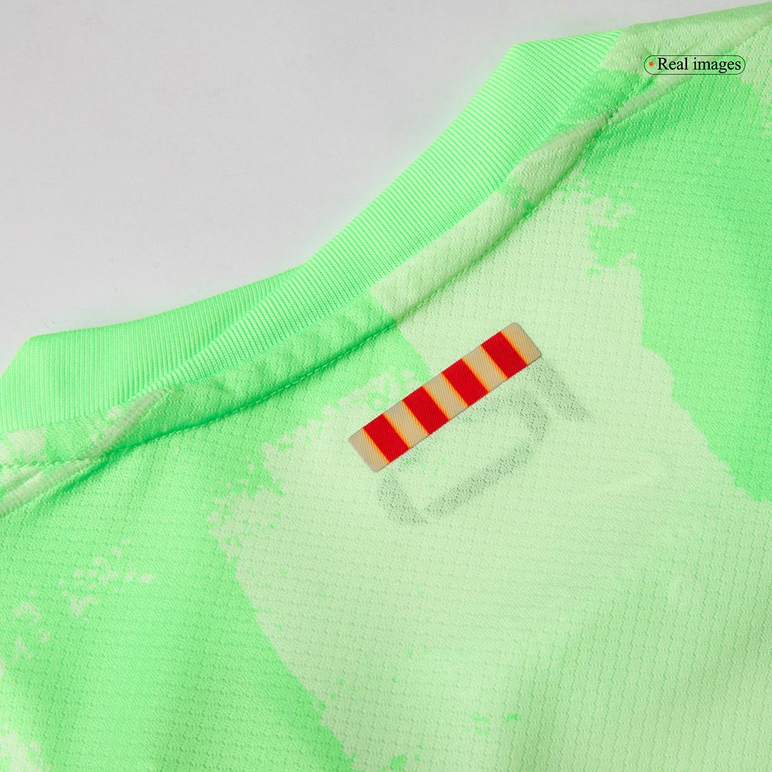 Barcelona Jersey Custom LEWANDOWSKI #9 Soccer Jersey Third Away - UCL Spotify Logo Without Text  - bestsoccerstore