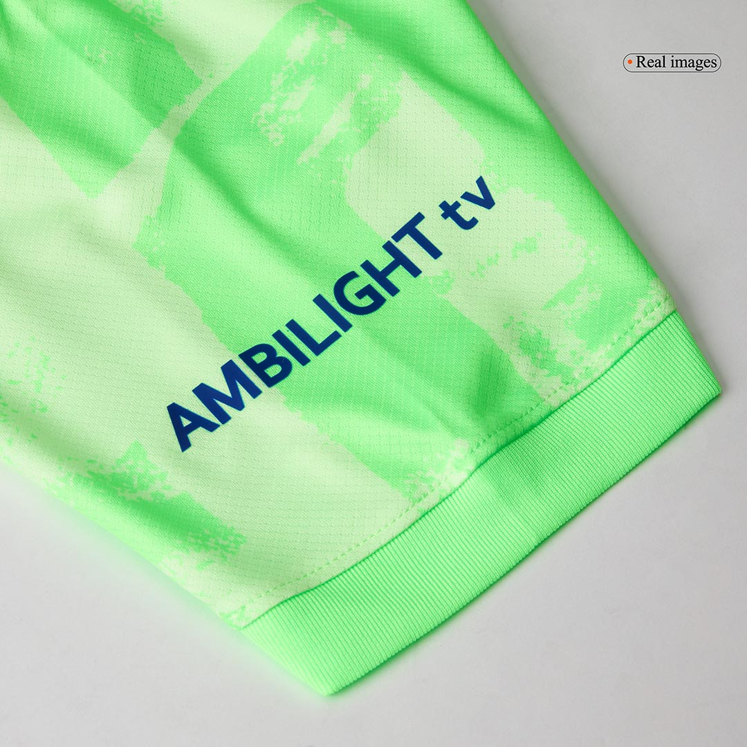 Barcelona Jersey Custom LEWANDOWSKI #9 Soccer Jersey Third Away - UCL Spotify Logo Without Text  - bestsoccerstore