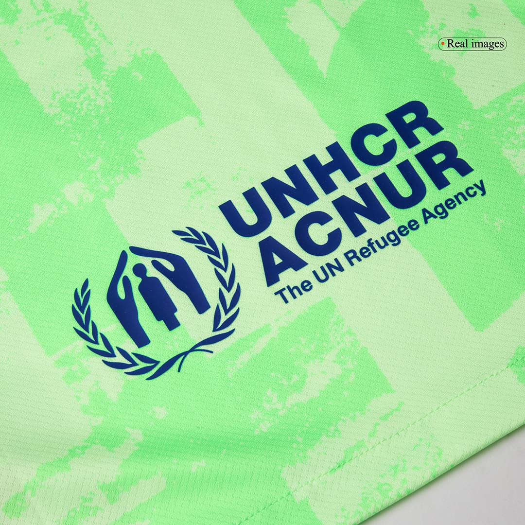 Barcelona Jersey Custom LEWANDOWSKI #9 Soccer Jersey Third Away - UCL Spotify Logo Without Text  - bestsoccerstore