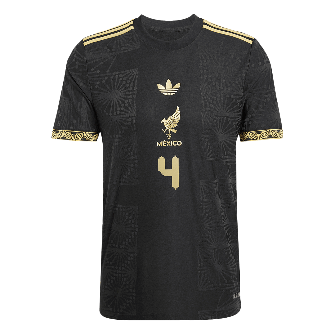 Mexico E.ÁLVAREZ #4 Third Away Player Version Soccer Jersey 2025 - Gold Cup - bestsoccerstore