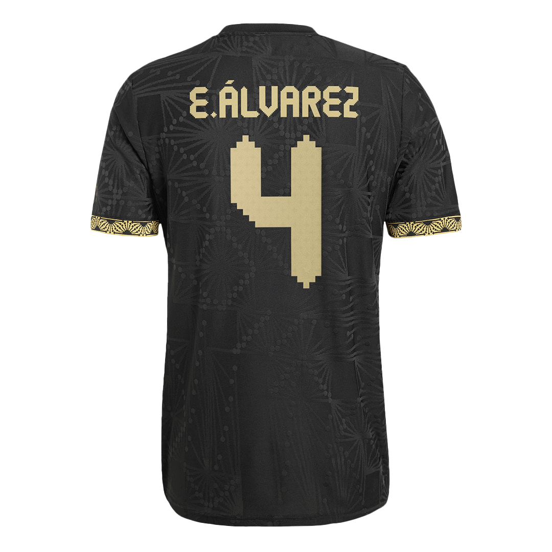 Mexico E.ÁLVAREZ #4 Third Away Player Version Soccer Jersey 2025 - Gold Cup