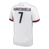 PSG Jersey Custom KVARATSKHELIA #7 Soccer Jersey Away 2024/25 - bestsoccerstore