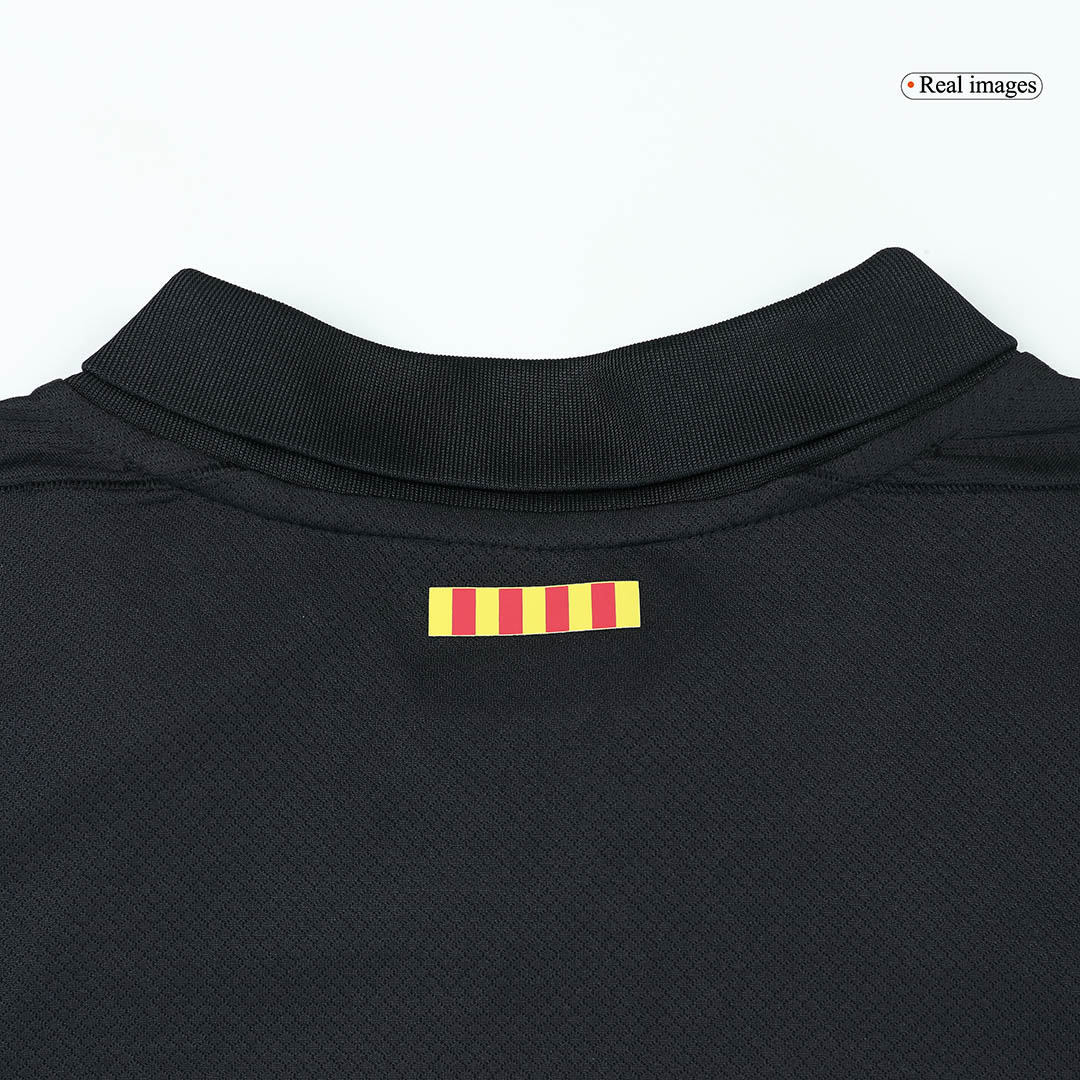 Barcelona Soccer Jersey Away Custom Shirt Spotify Logo Without Text - bestsoccerstore