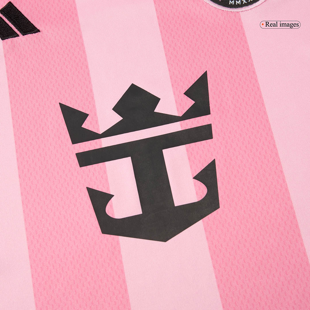 Kids Inter Miami CF Custom Home Soccer Kits 2025 - bestsoccerstore