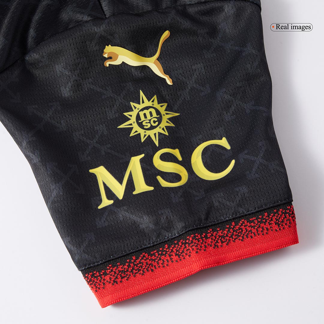 Kids AC Milan Custom Fourth Away Soccer Kits - bestsoccerstore