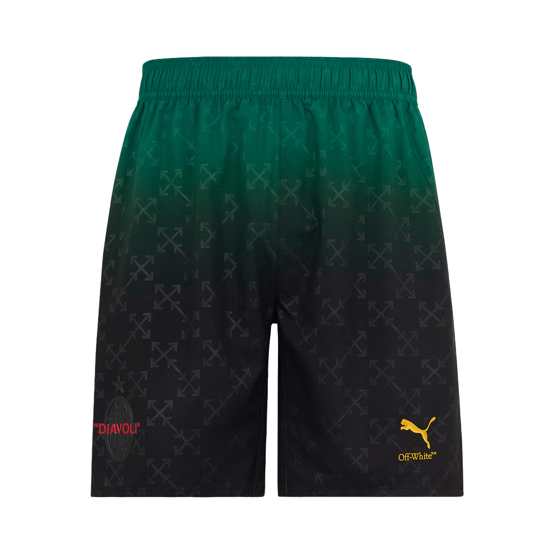 AC Milan Soccer Shorts Custom Fourth Away - bestsoccerstore