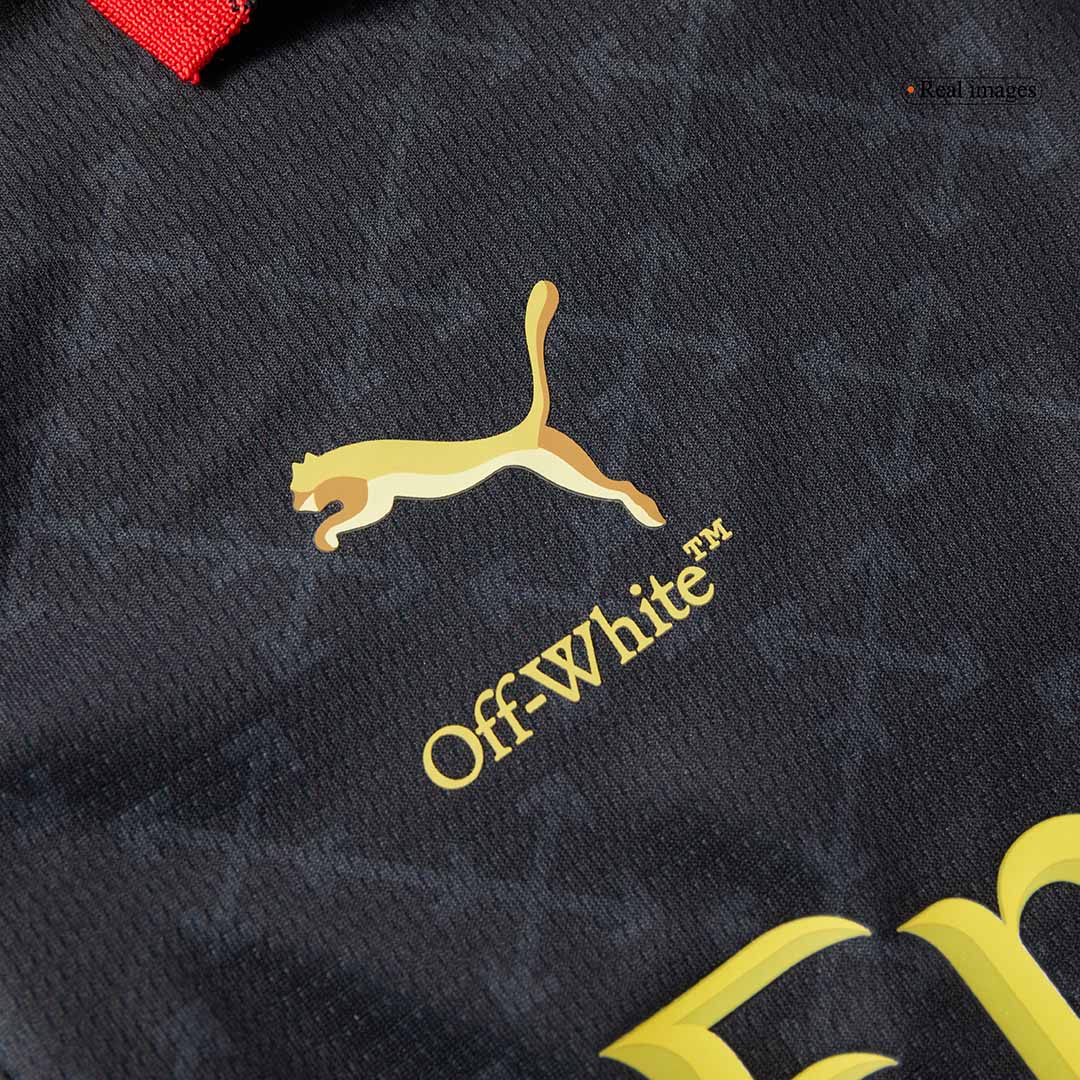 Kids AC Milan Custom Fourth Away Soccer Kits - bestsoccerstore