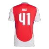 Arsenal Jersey Custom RICE #41 Soccer Jersey Home 2024/25  - UCL - bestsoccerstore