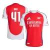 Authentic RICE #41 Soccer Jersey Arsenal Home Shirt 2024/25 - UCL - bestsoccerstore
