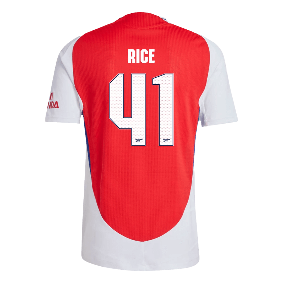 Arsenal RICE #41 Home Custom Player Version Soccer Jersey - UCL - bestsoccerstore