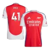 Arsenal Jersey Custom RICE #41 Soccer Jersey Home 2024/25 - bestsoccerstore