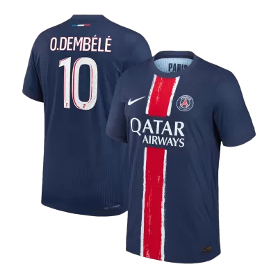 Authentic O.DEMBÉLÉ #10 Soccer Jersey PSG Home Shirt 2024/25 - bestsoccerstore