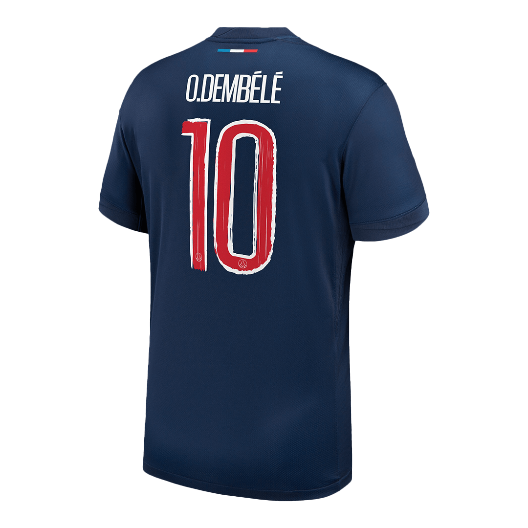 PSG O.DEMBÉLÉ #10 Soccer Jersey Home Custom Shirt - UCL - bestsoccerstore