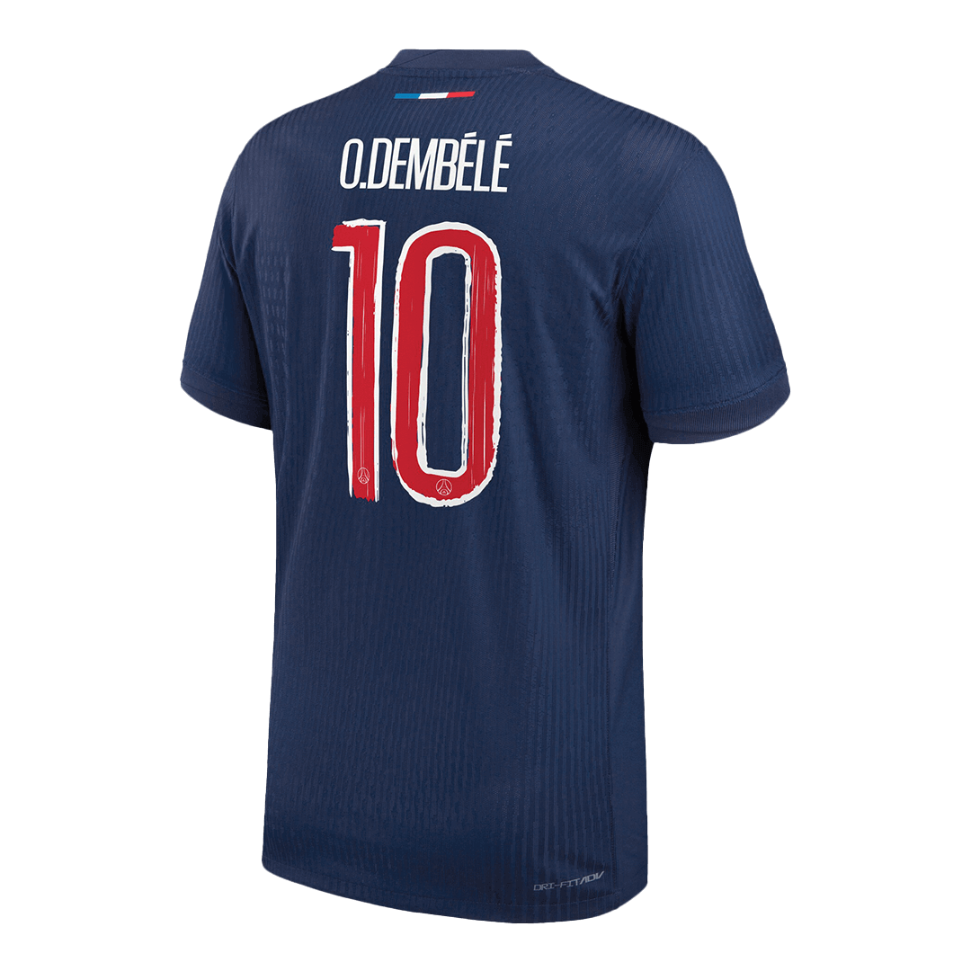 PSG O.DEMBÉLÉ #10 Custom Player Version Home Soccer Jersey - UCL - bestsoccerstore
