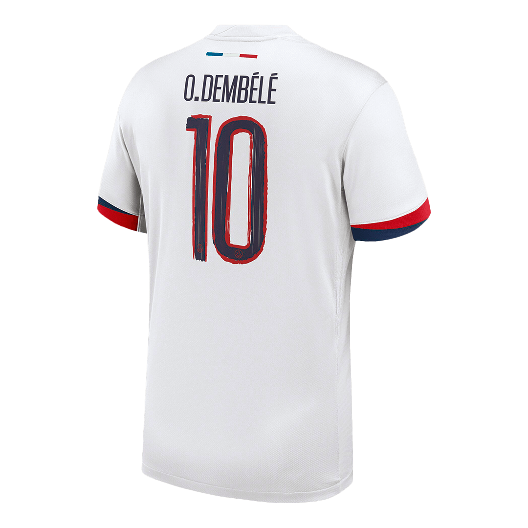 O.DEMBÉLÉ #10 PSG Soccer Jersey Away Custom Shirt - UCL - bestsoccerstore