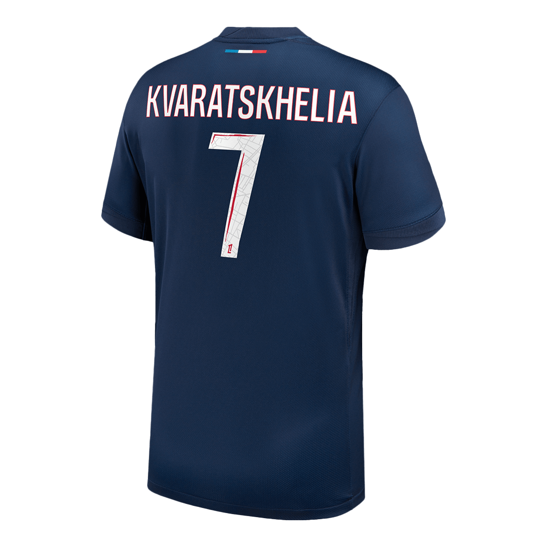 PSG KVARATSKHELIA #7 Soccer Jersey Home Custom Shirt - bestsoccerstore