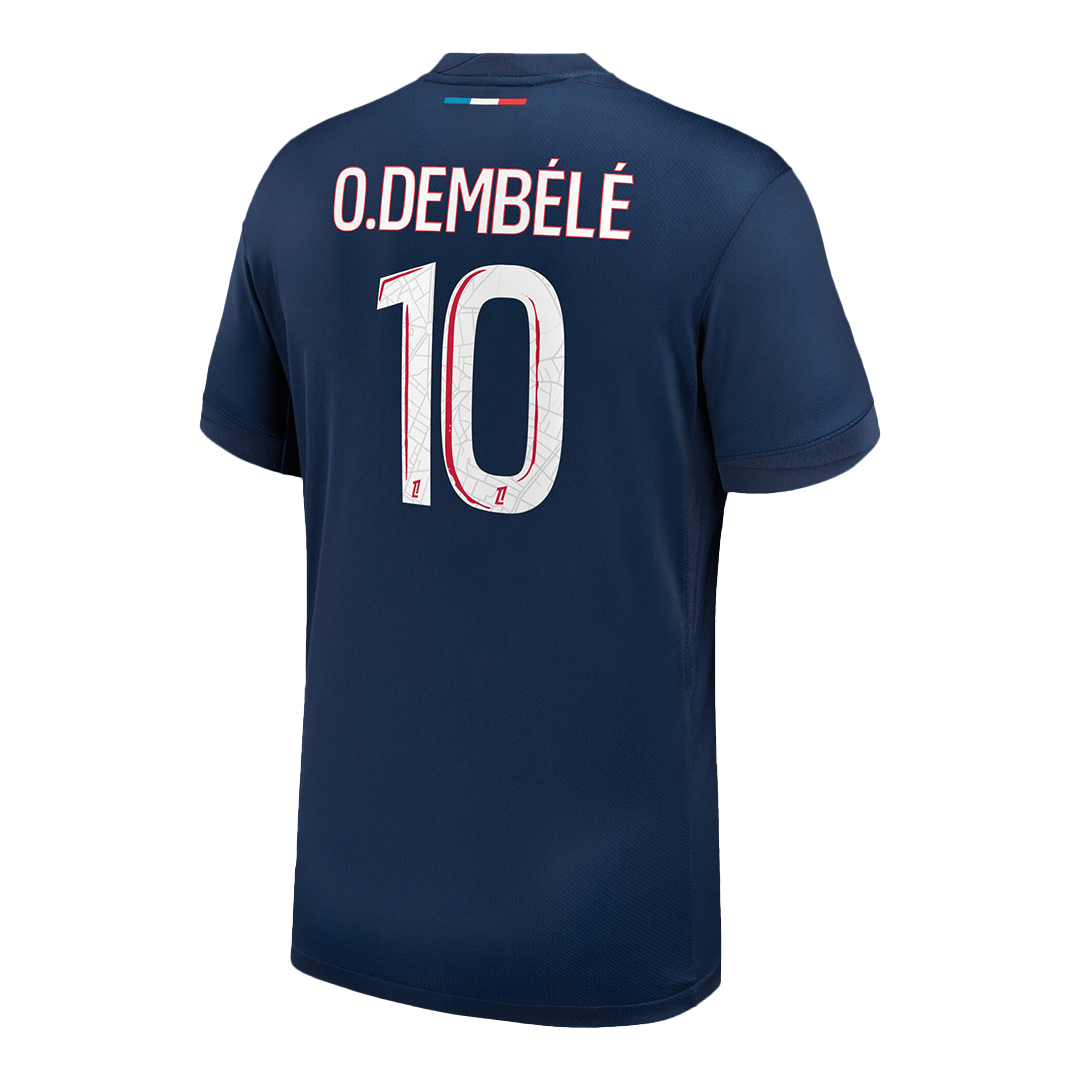 PSG O.DEMBÉLÉ #10 Soccer Jersey Home Custom Shirt - bestsoccerstore