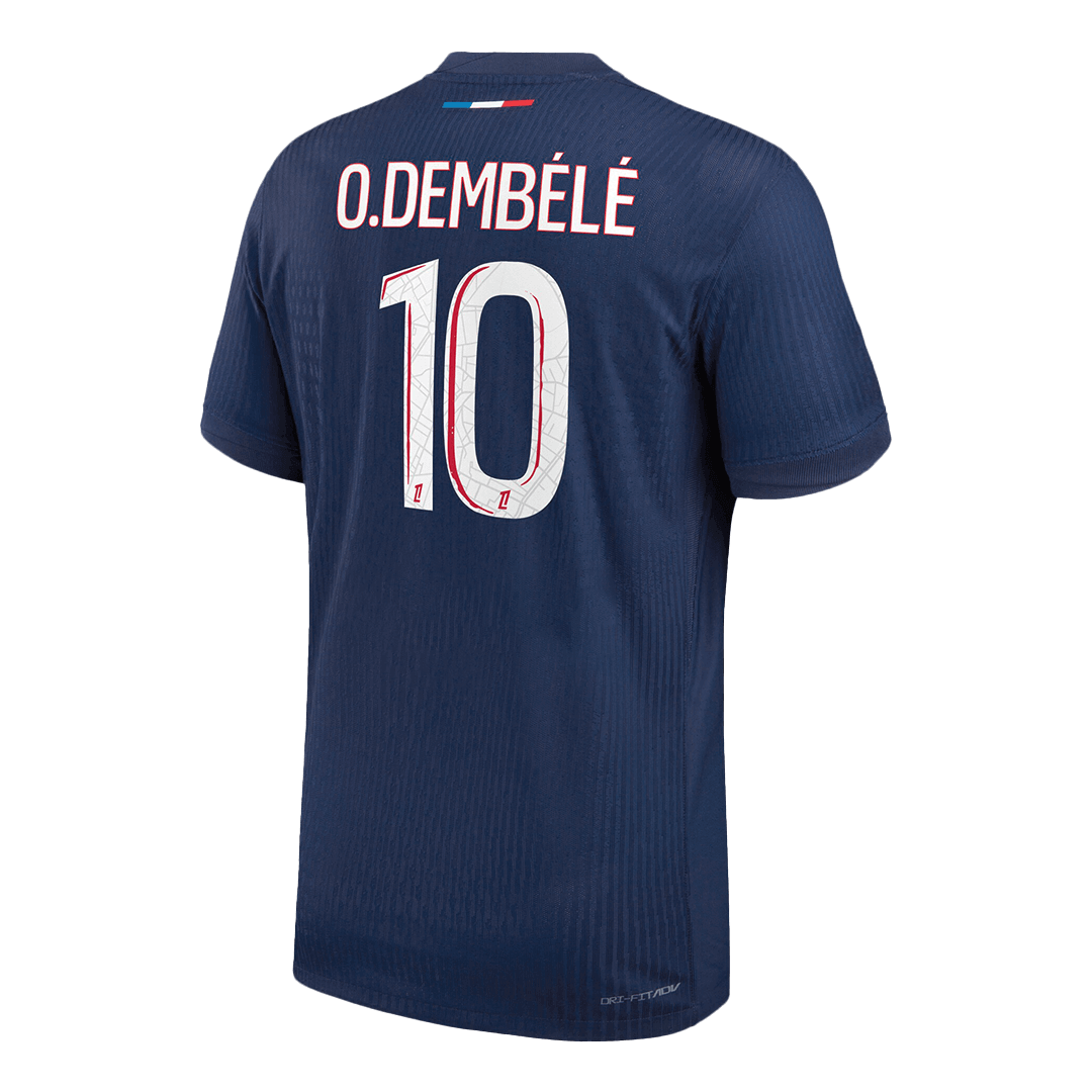 PSG O.DEMBÉLÉ #10 Custom Player Version Home Soccer Jersey - bestsoccerstore