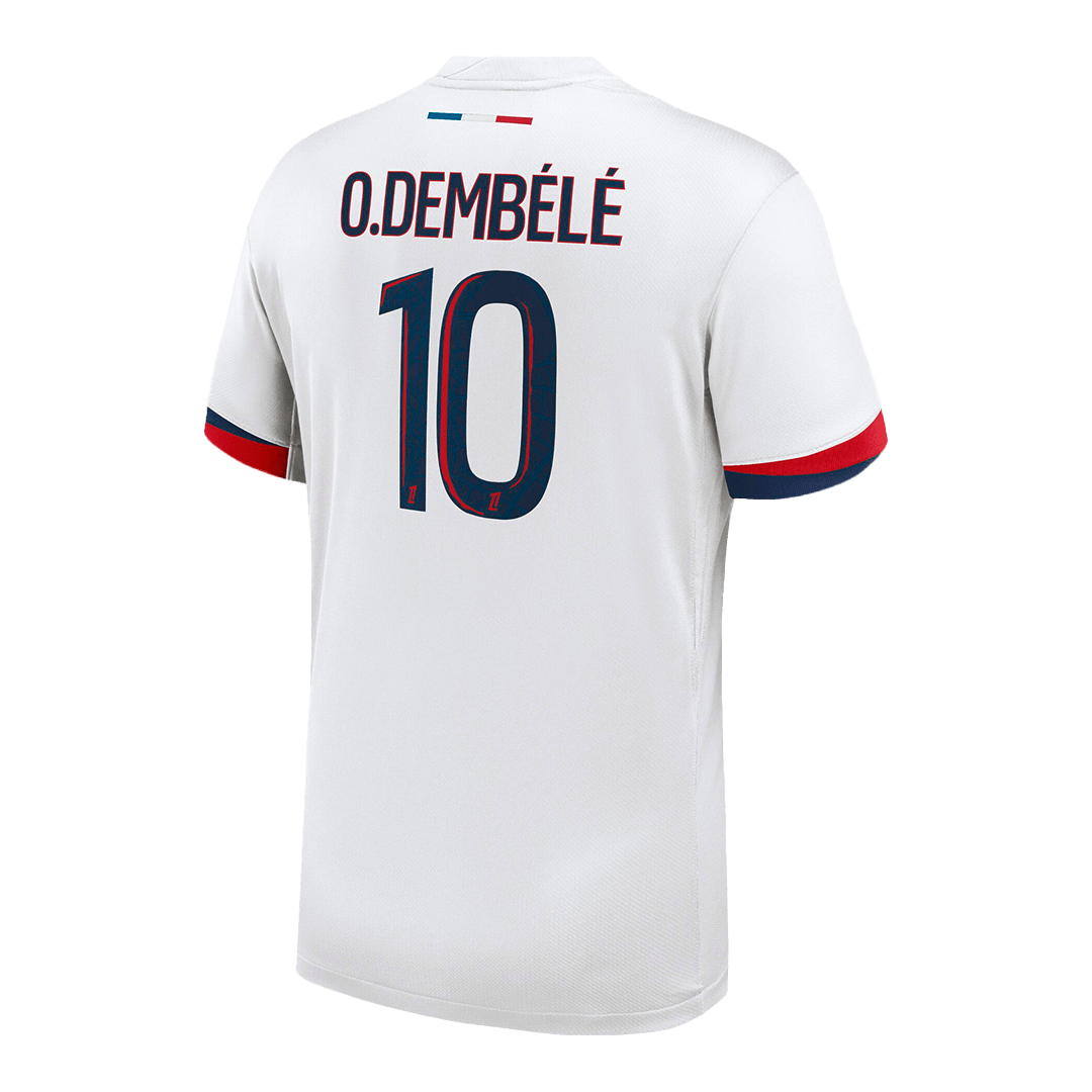 O.DEMBÉLÉ #10 PSG Soccer Jersey Away 2025/26 Custom Shirt