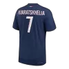 Authentic KVARATSKHELIA #7 Soccer Jersey PSG Home Shirt 2024/25 - bestsoccerstore