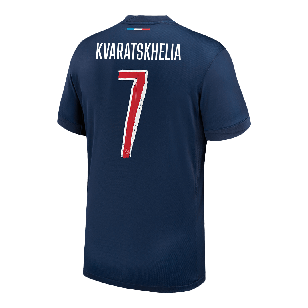 PSG KVARATSKHELIA #7 Soccer Jersey Home Custom Shirt - UCL - bestsoccerstore