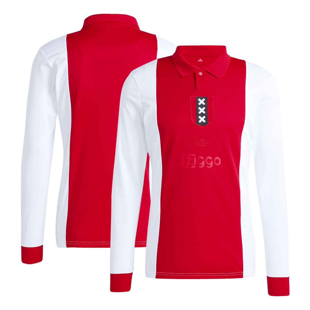 Ajax 125th Anniversary Long Sleeve Jersey Football Shirt - bestsoccerstore