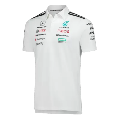 Mercedes AMG Petronas F1 Racing Team White T-Shirt 2025 - bestsoccerstore