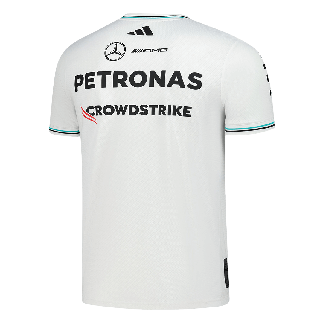 Mercedes AMG Petronas F1 Racing Team White T-Shirt 2025 - bestsoccerstore