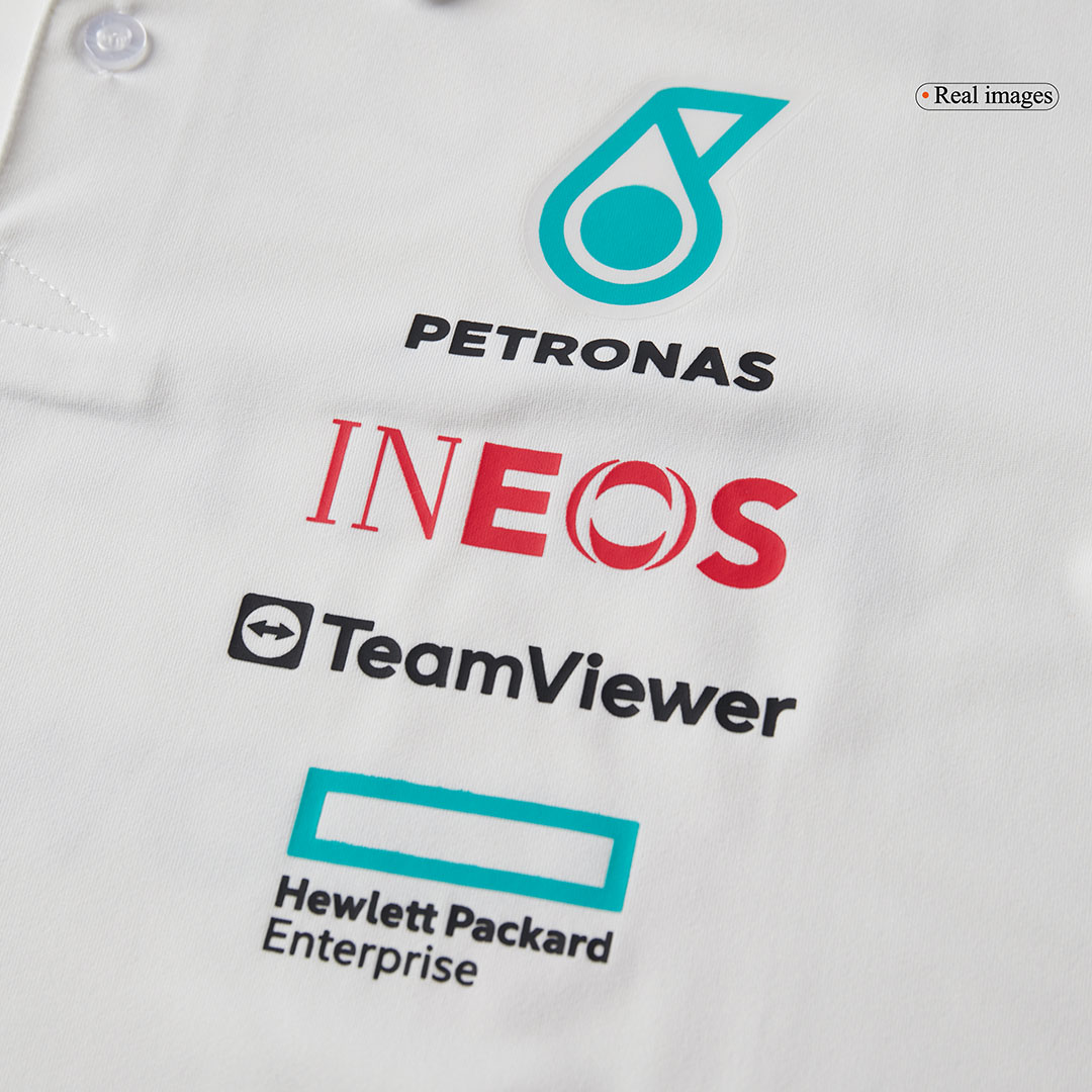 Mercedes AMG Petronas F1 Racing Team White T-Shirt 2025 - bestsoccerstore