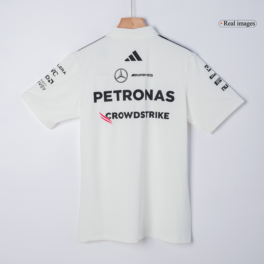Mercedes AMG Petronas F1 Racing Team White T-Shirt 2025 - bestsoccerstore