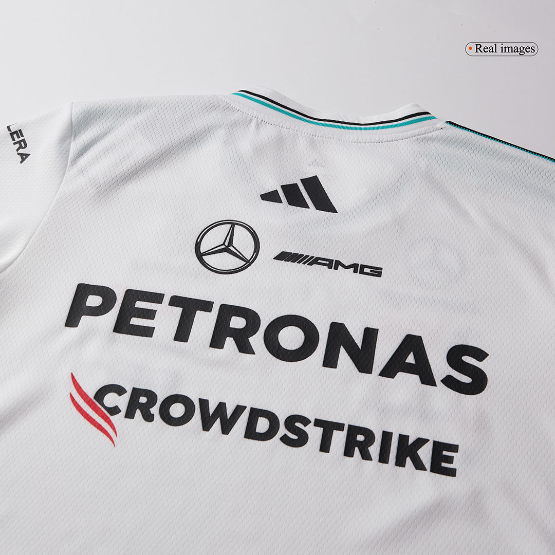 Mercedes AMG Petronas F1 Racing Team White T-Shirt 2025 - bestsoccerstore
