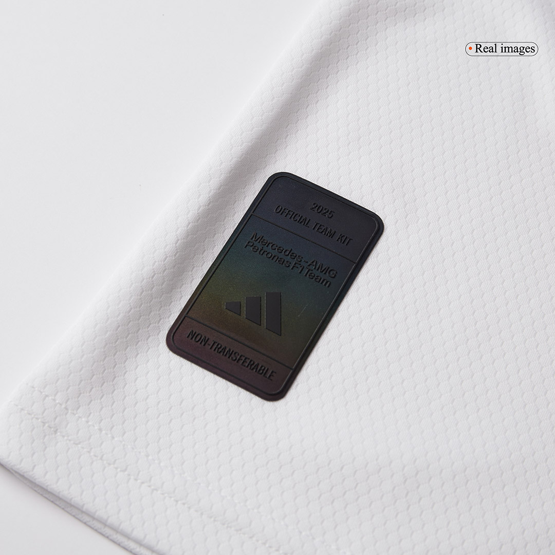 Mercedes AMG Petronas F1 Racing Team White T-Shirt 2025 - bestsoccerstore