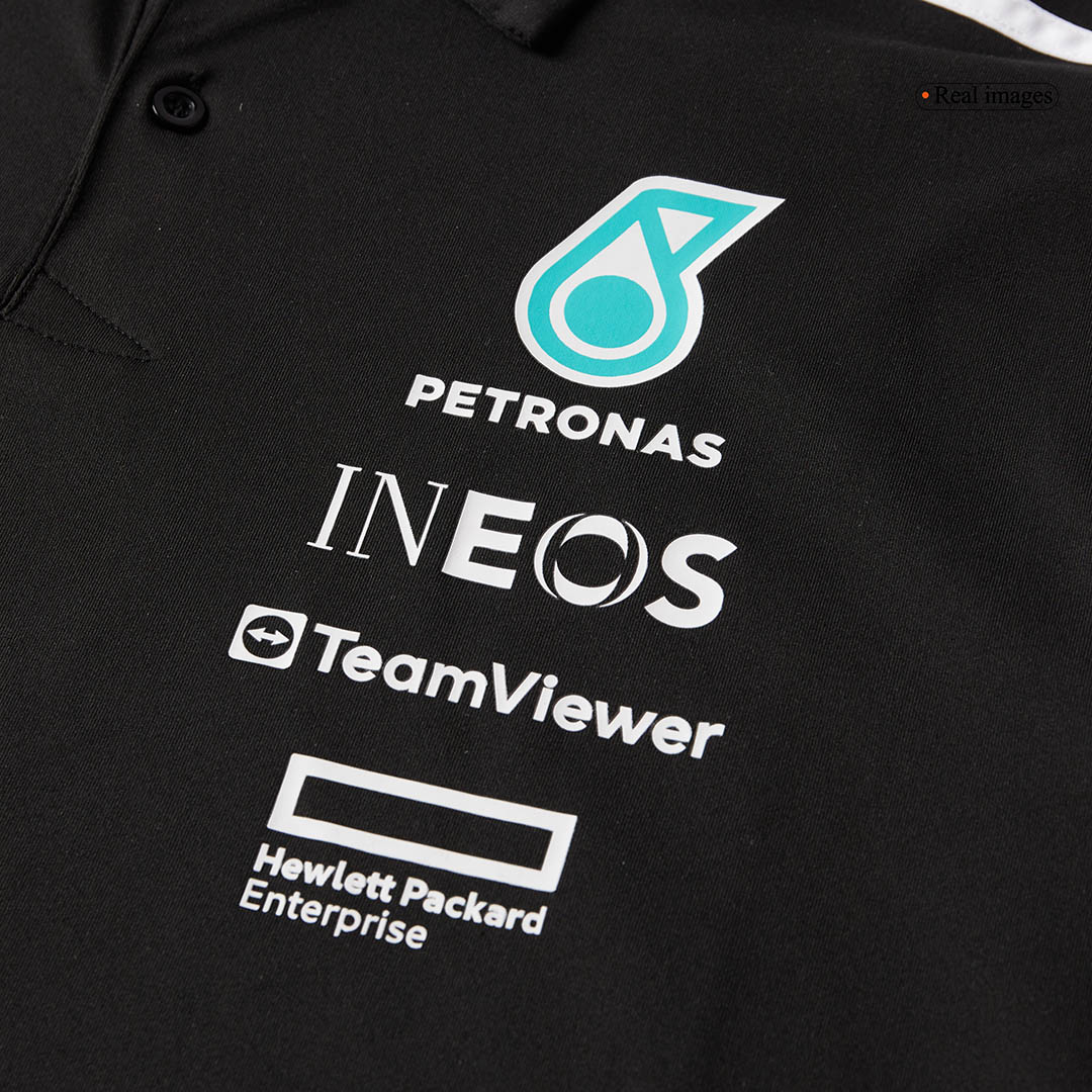 Mercedes AMG Petronas F1 Racing Team Black T-Shirt 2025 - bestsoccerstore