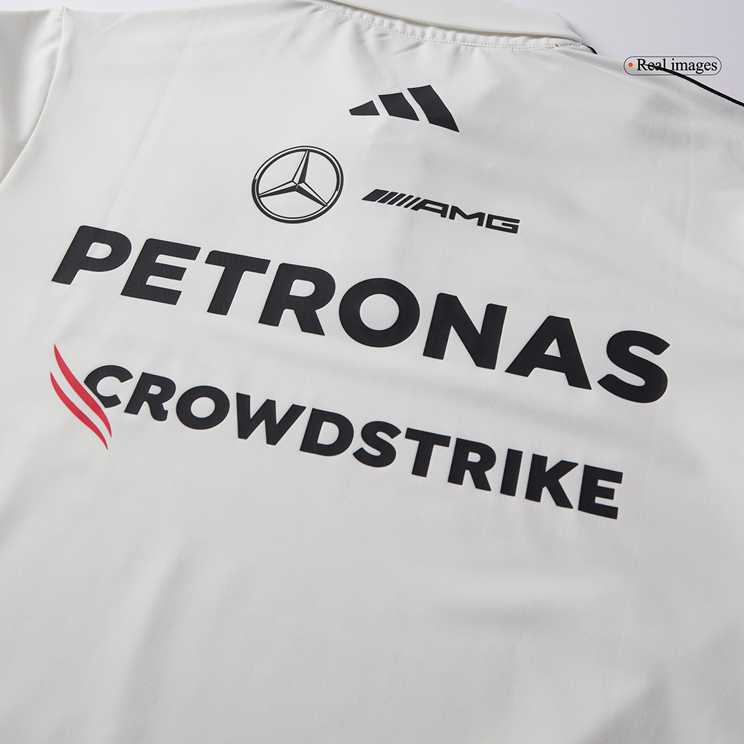 Mercedes AMG Petronas F1 Racing Team White T-Shirt 2025 - bestsoccerstore